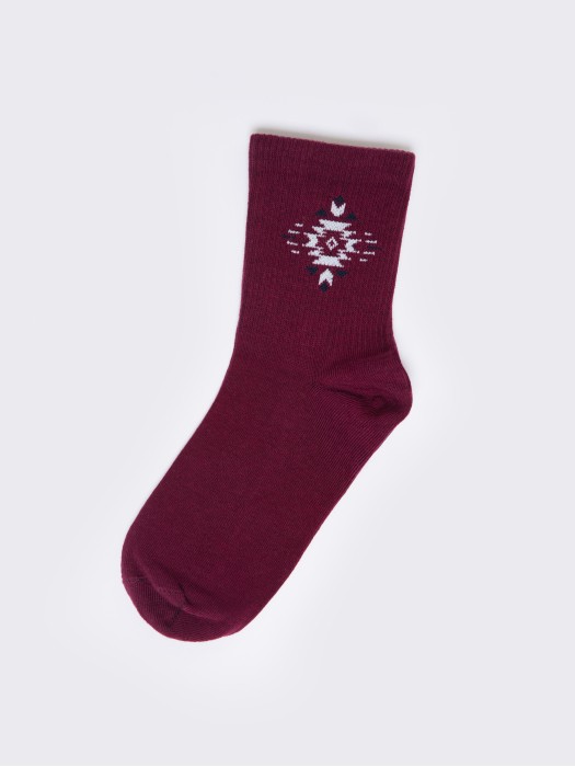 Dámske ponožky pletené odevy AZTIKA 604